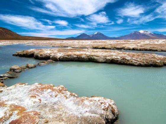 Lagunen in der Atacama-Wüste