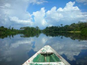 Bootsfahrt über den Amazonas