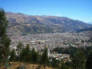 Blick über Huaraz