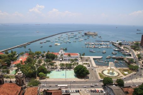 Blick über die Allerheiligenbucht in Salvador