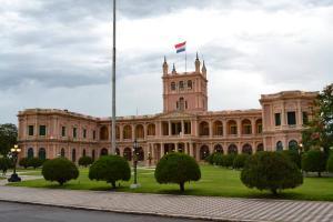 Der Präsidentenpalast in Asuncion