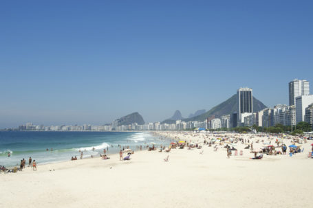 Copacabana Strand in Rio de Janeiro