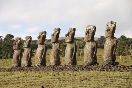 Moais auf der Osterinsel