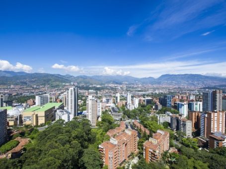 Blick über Medellin