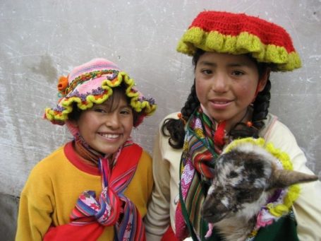 Indio-Kinder in Peru