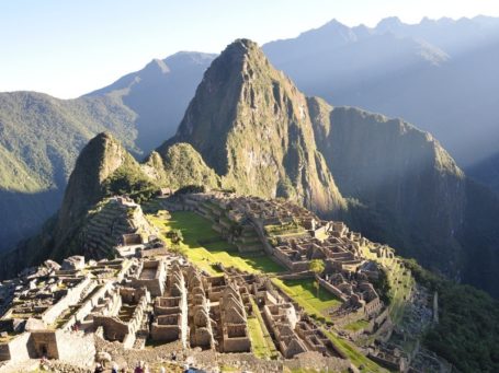 Blick auf Machu Picchu